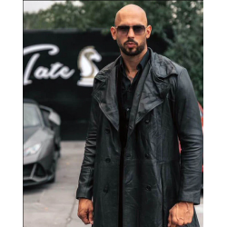 Cobra Andrew Tate Black Leather Coat